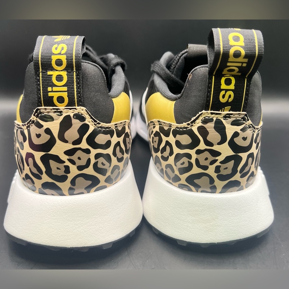 Adidas‎ Black and Yellow Sneakers with White Stripes- Muktix, Size:10 - Picture 6 of 8